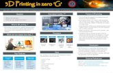 How 3D Printing in Zero Gravity Works Poster Presentation