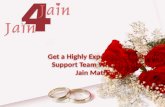 Get A Highly Experienced Customer Support Team With The Marathi Jain Matrimonials