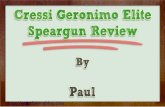 Cressi Geronimo Elite Speargun Review