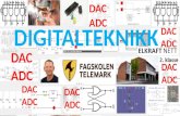 2016.10.22   digitalteknikk  - adc og  dac - studieveiledning for lordag 22.10.2016 - 2 ekn 15-18  -  v.02  -  Sven Åge Eriksen  -  Fagskolen Telemark