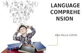Language comprehension