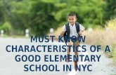 Must Know Characteristics of a Good Elementary School in NYC