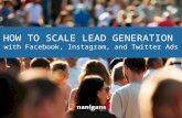 How to Scale Lead Generation with Facebook, Instagram and Twitter Ads