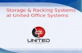 Storage & racking systems at united office systems
