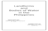 Landforms and Body of water in philippines