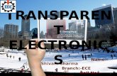 Transparent electronics 1