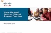 Cisco Managed Services Channel Program Overview