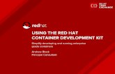 RHTE 2016 - Using the Red Hat Container Development Kit (CDK)