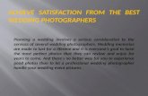 Achieve satisfaction from the best wedding photographers
