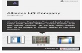 Alliance Lift Company, Pune, Control Panel & Industrial Machine