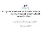 Recruitment & talent acquisition October 2015