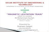 Magnetic Levitation Train by Shaheen Galgali_Presentation