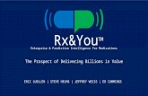 Bioinformatix' Rx&You:  Enterprise Intelligence for Medications