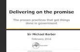 Presentation Sir Michael Barber - EN