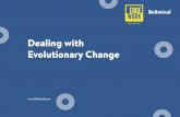 Dealing with evolutionary change from Agile Cymru July 2016