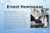 Ernest Hemmingway