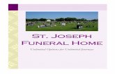 Advertising Plans Book Saint Joseph Funeral Home