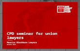 CPD Seminar: Ethics, Professional Skills and Practice Management for Lawyers