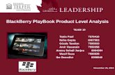 Product S-F Team 10 BlackBerry PlayBook