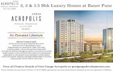 Residential Properties for Sale on Baner-Sus Road Pune at Ganga Acropolis