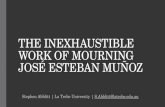 The Inexhaustible Work of Mourning Jose Esteban Munoz