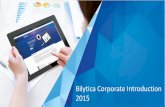 Bilytica Corporate Overview 2015