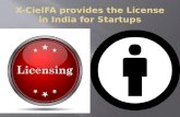 For Startups X-CielFA Provides License in India & Regulation in India