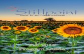 2016 Fall Calendar-sunflower cover