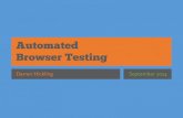 Automated Browser Testing