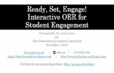 Ready, Set, Engage! Interactive OER for Student Engagement