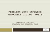 Problems with Unfunded Revocable Trusts