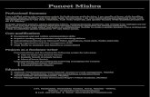 Resume - Puneet Mishra
