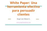 White paper: una herramienta efectiva para persuadir a potenciales clientes