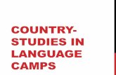 Country Studies in Language Camp