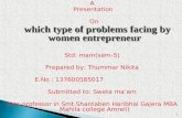 which type of problems facing by women entrepreneur