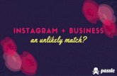 Instagram + Business: an unlikely match?