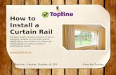 How To Put Up Curtain Rails