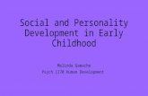 Social and personality development in early childhood