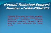 Hotmail Password Recovery Number-18447806751 USA