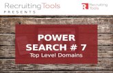 Power Search # 7 Top Level Domains
