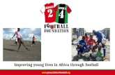 Jersey 2 Africa 4 football Foundation Powerpoint Presentation