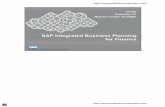 S/4HANA Integrated Business Planning Certification Materials