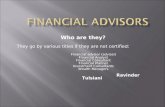 Ravinder Tulsiani | Financial advisors