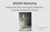 Intro presentation AVinDH Workshop