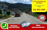 Lote Residencial Recreio (21) 9.8791-3010