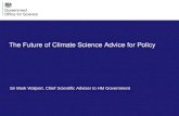 The future of climate science advice for policy