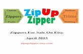 Wholesale Zippers On Etsy for April 2015