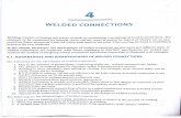 Welded connection-notes member (civil, architectural structure)