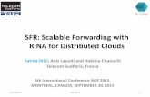 SFR: Scalable Forwarding with RINA for Distributed Clouds