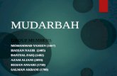 Mudarbah presentation (Essentials of Islamic Finance)